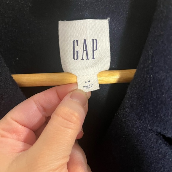 Wool-blend peacoat GAP size L. Like new - Picture 5 of 6